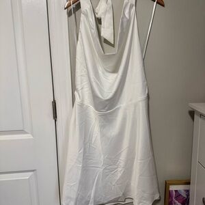 Abercrombie & Fitch White Backless Dress